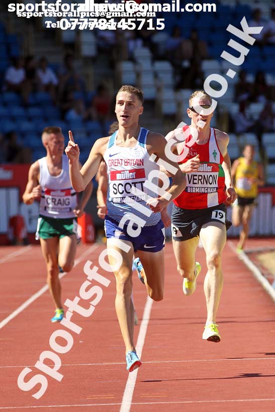 Mens 5000 metres, Muller British Championships, Alexander Stadium, Birmingham. Photo: David T. Hewitson/Sports for All Pics